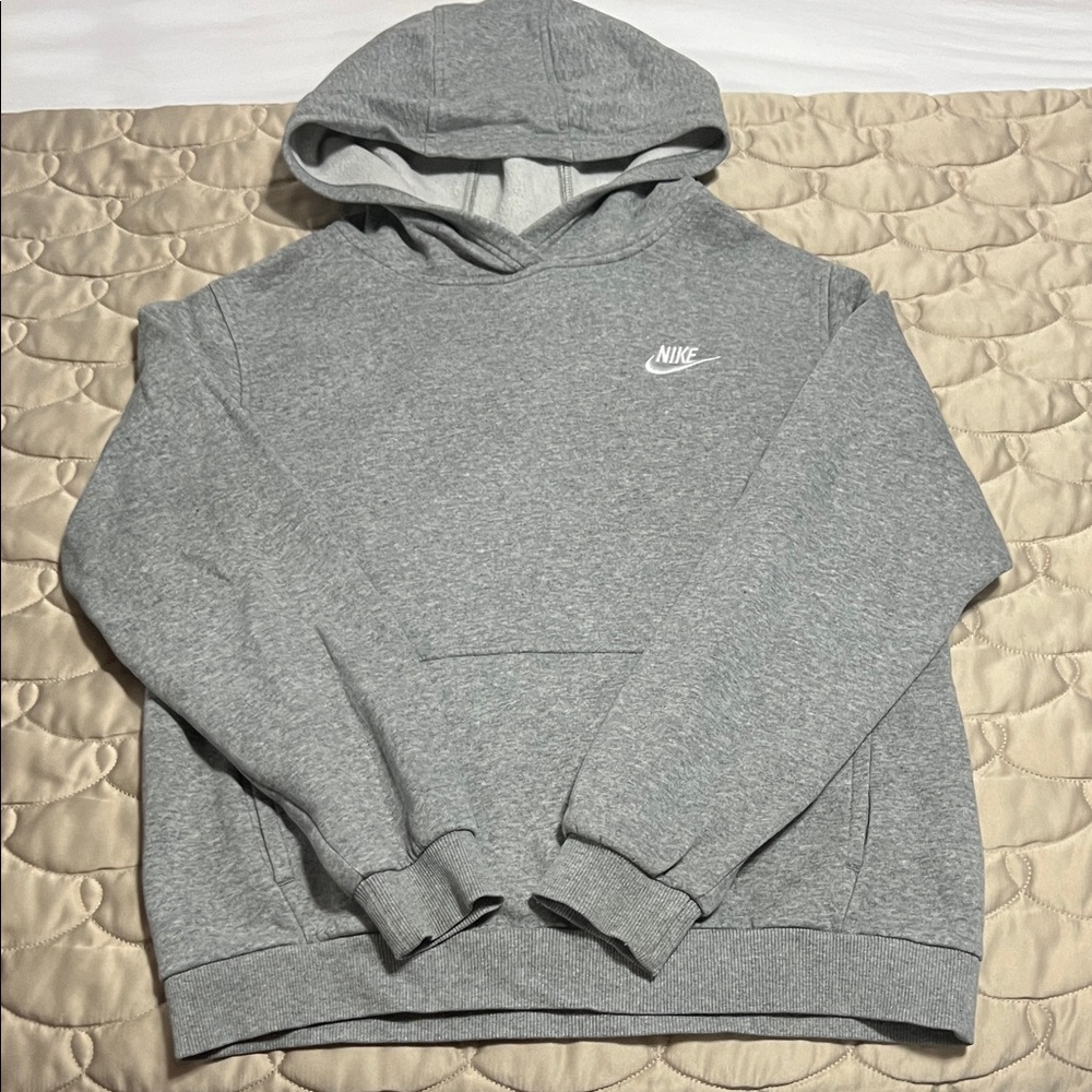 Nike Youth Heather Gray Hoodie